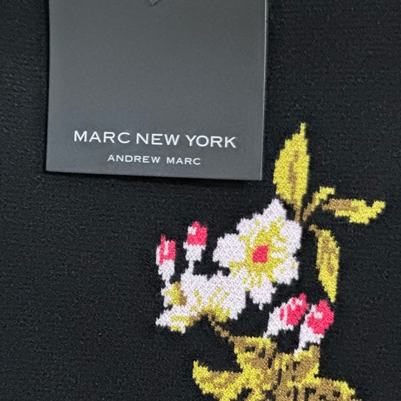 Floral Embroidered Black Sweater - Picture 2 of 3